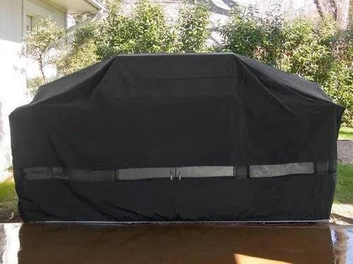 Light Weight Weather Resistant Black Grill Cover U989931