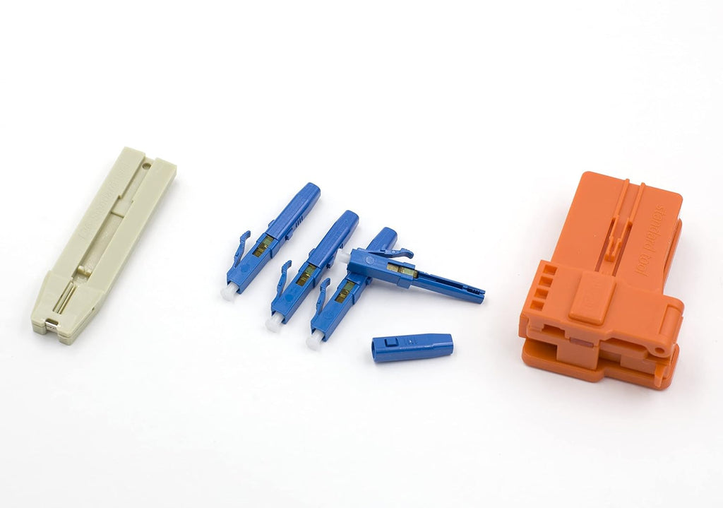 200pcs Fiber Optic Quick Connector with Matched Tools Single Mode 9/125 A80364