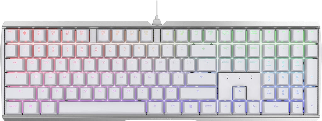 Wired Mechanical Keyboard Aluminum Housing MX Red Silent Switches J19476