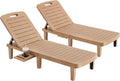 Oversized Outdoor Lounge Chair Set of 2 R976