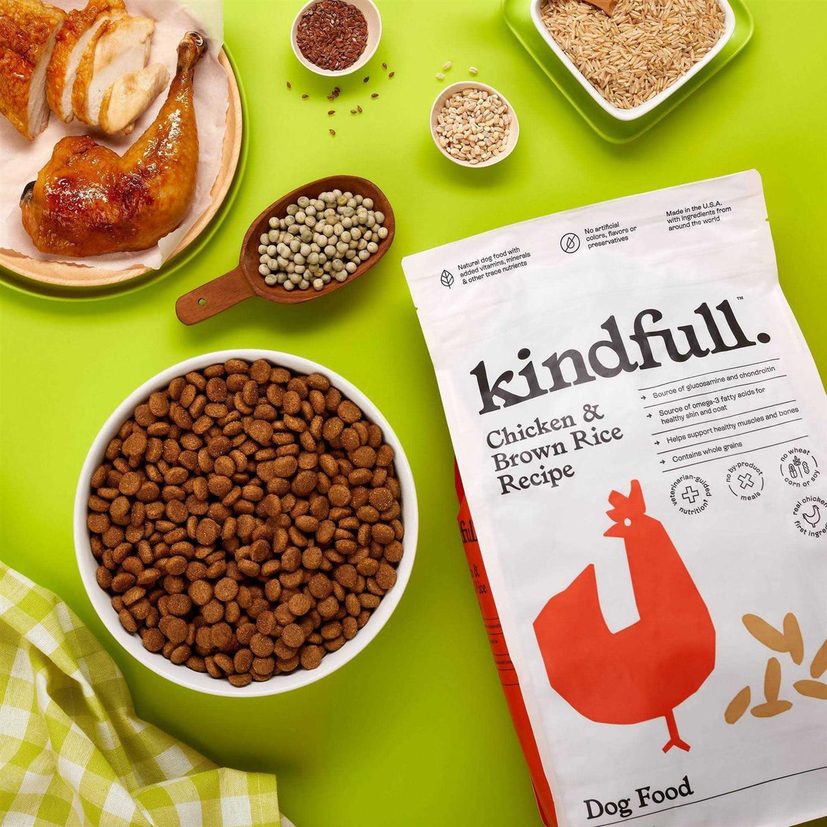 Chicken and Brown Rice Recipe Dry Dog Food Z6351