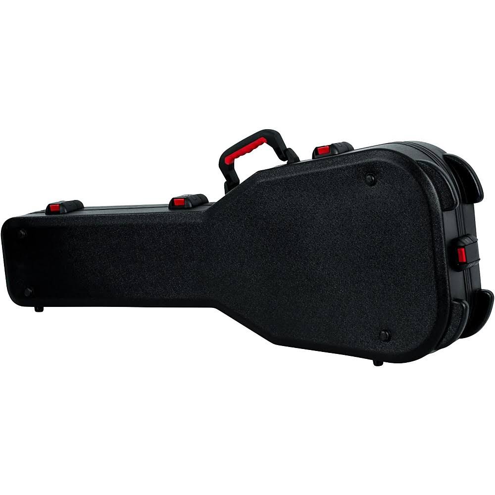 Black Red Molded Guitar Case E72259