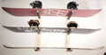 Wall Mounted Snowboard Rack Holds 3 Snowboards B889638