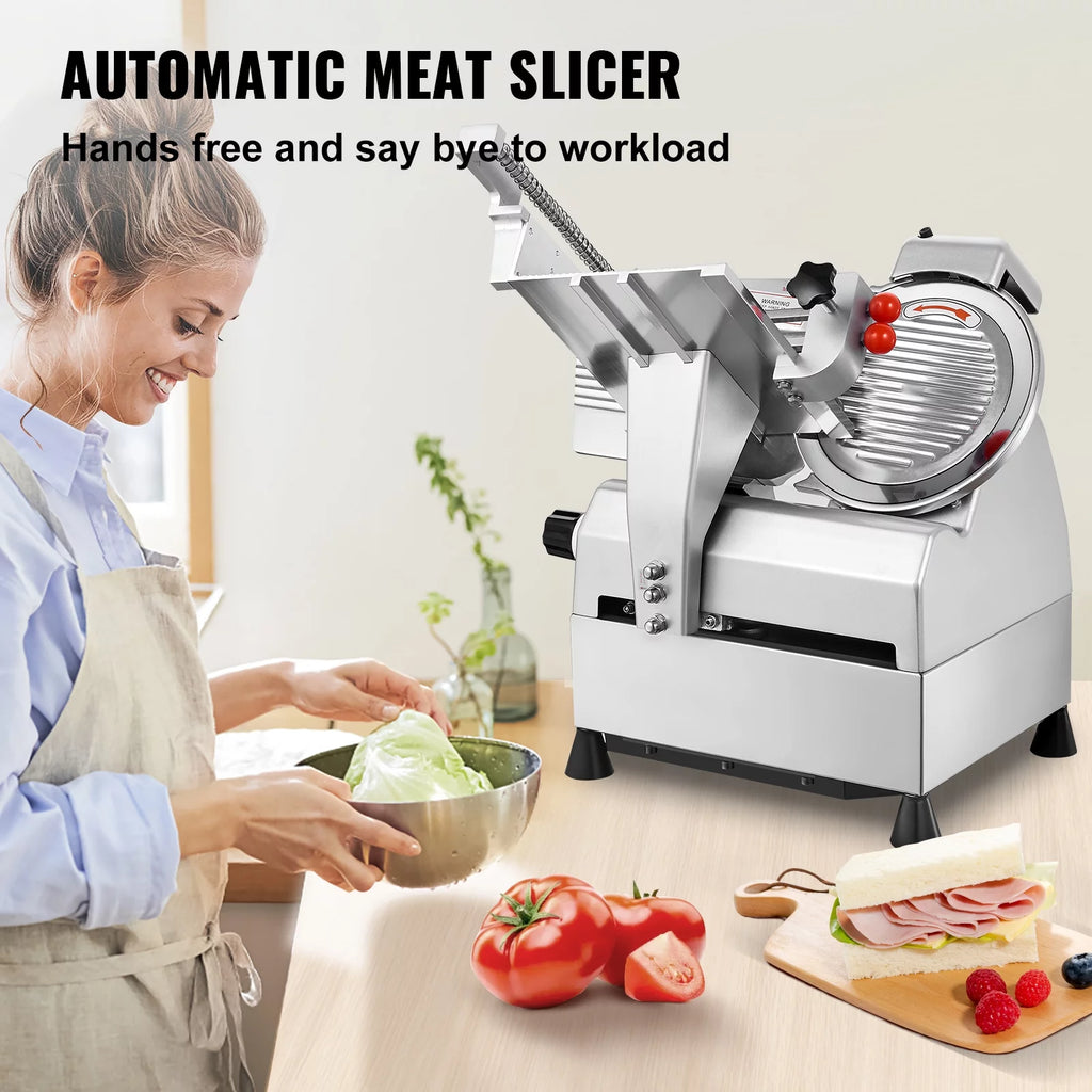 540W Meat Slicer with 10" Stainless Steel Blade D232209