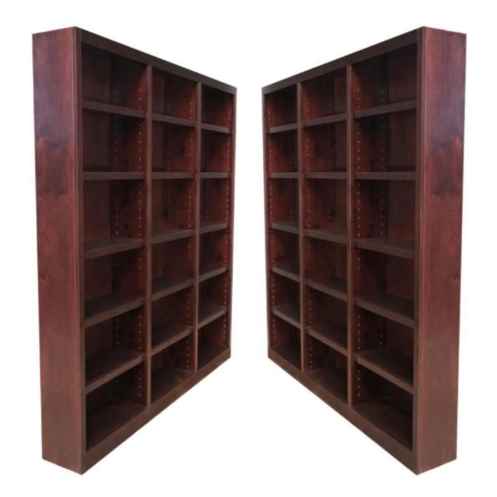 84" Tall Wood Bookcase Set of 2 S97201