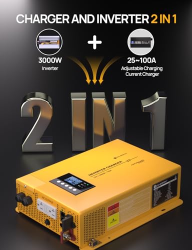 3000W 12V Pure Sine Wave Inverter Charger Y4416