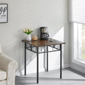 Square Iron Wood Dining Table V83647