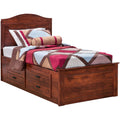 Twin Bookcase Headboard Brown Z5344