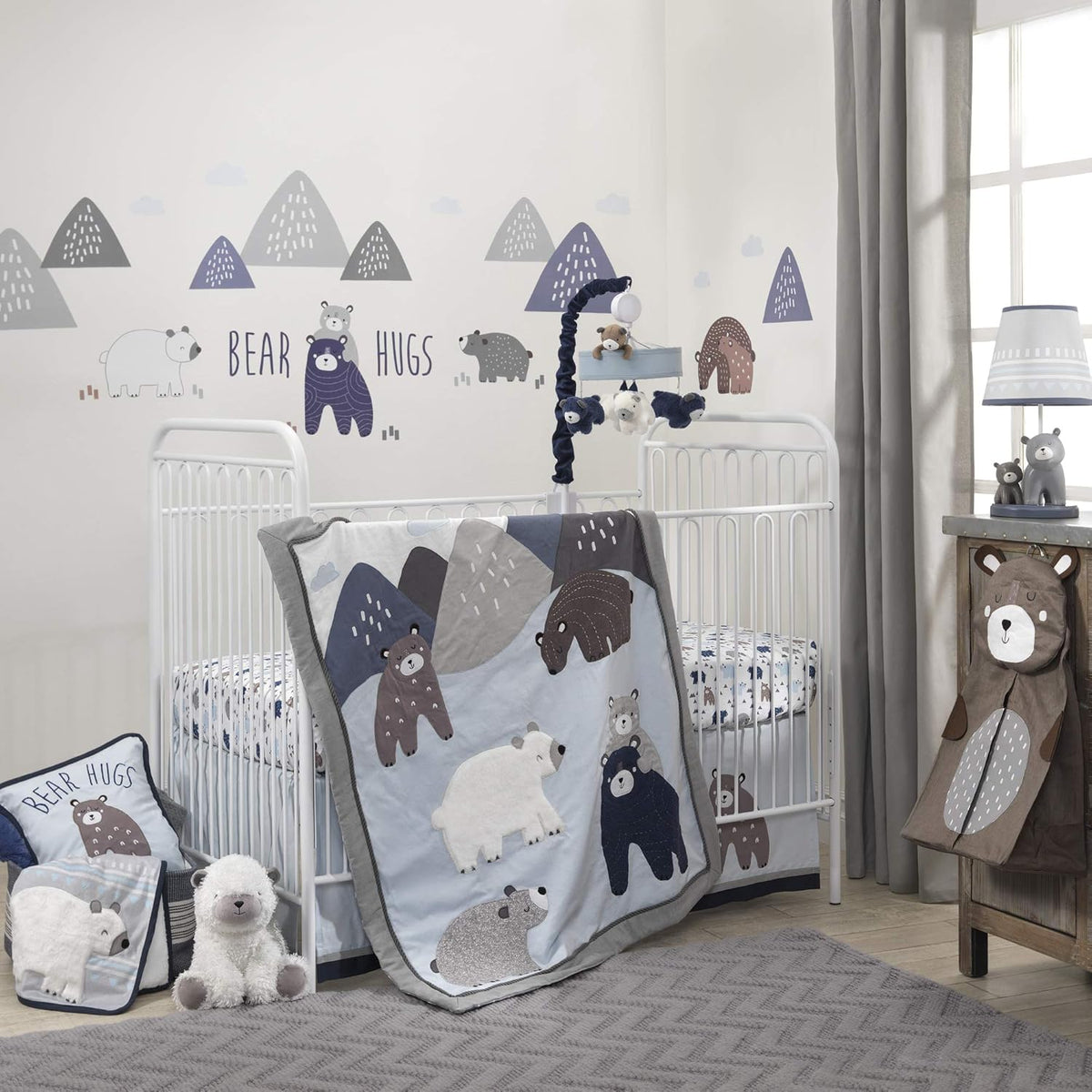 Blue White Musical Mobile W223380