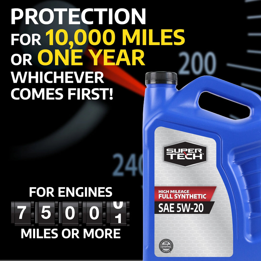 5W-20 Full Synthetic Motor Oil, 5 Quarts R2352