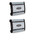 4 Channel 1600 Watt Car Audio Amplifier (2 Pack) P748