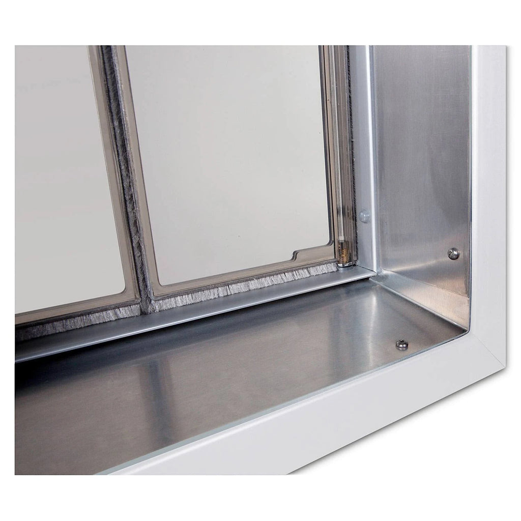 White Wall Mount Pet Door F213750