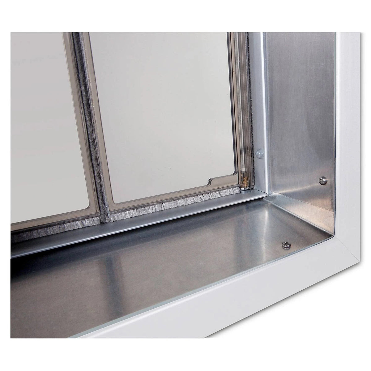 White Wall Mount Pet Door F213750