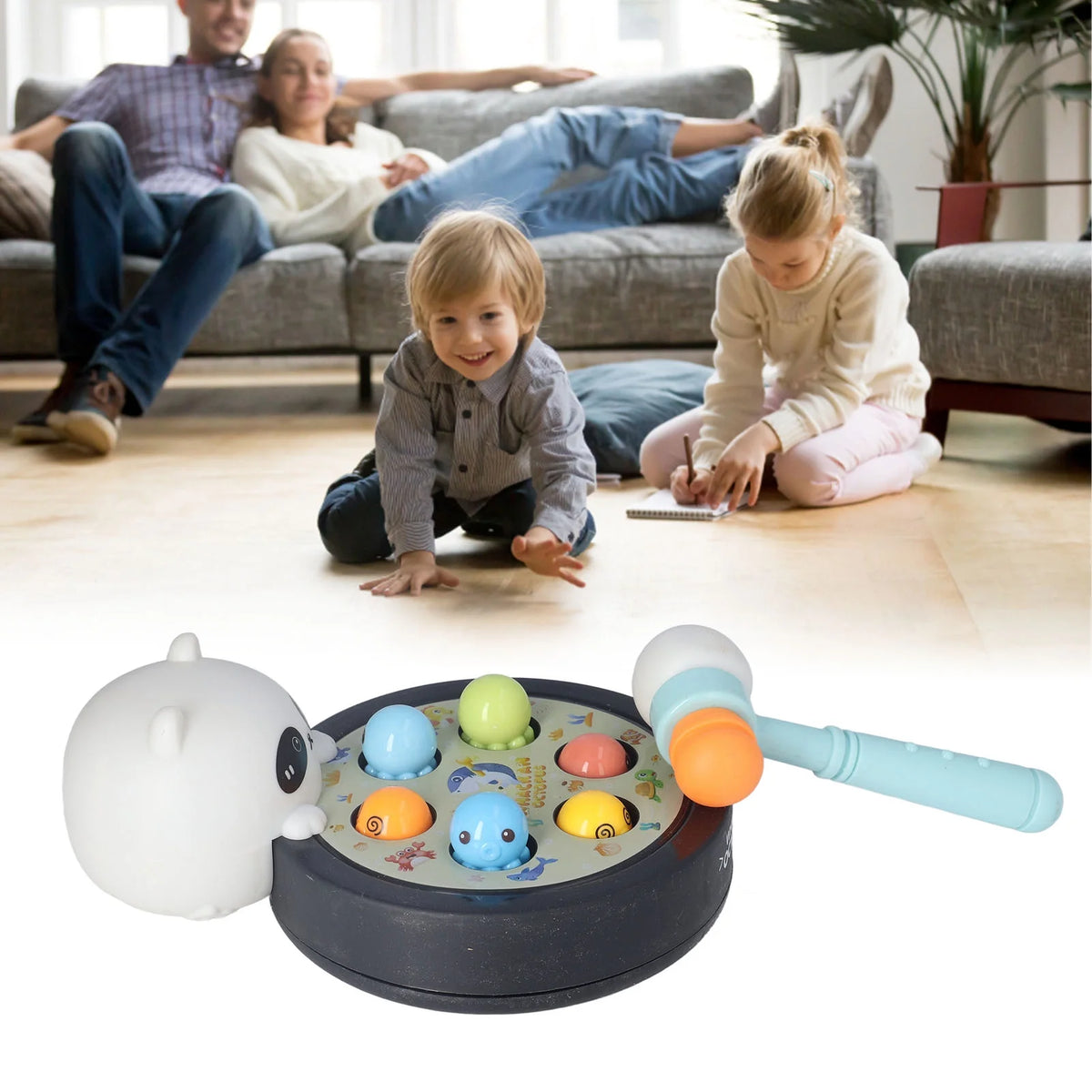 Sensory Music Pounding Toy with Hammer H39779