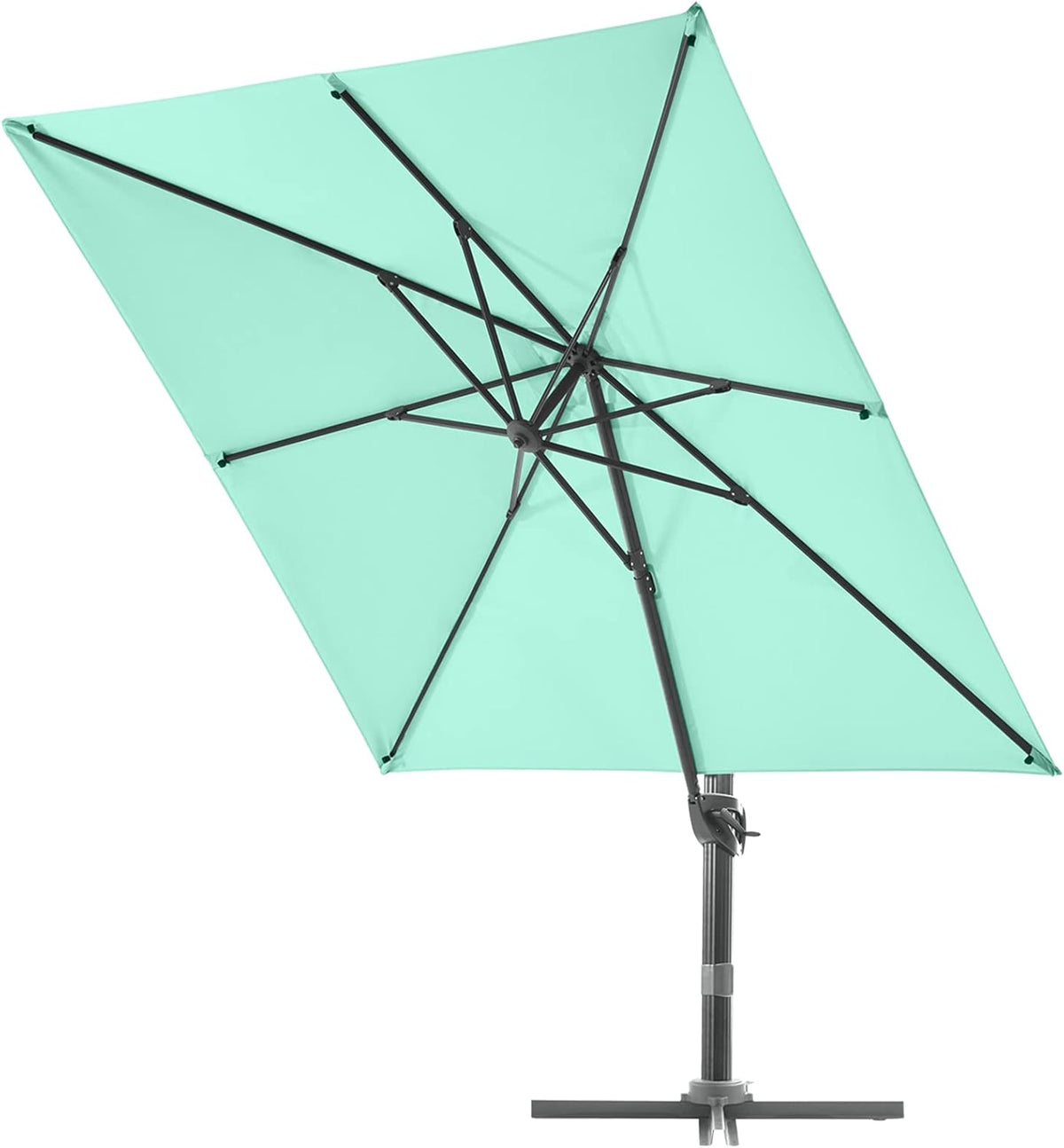 9x9 ft. Square Aluminum Cantilever Umbrella O578