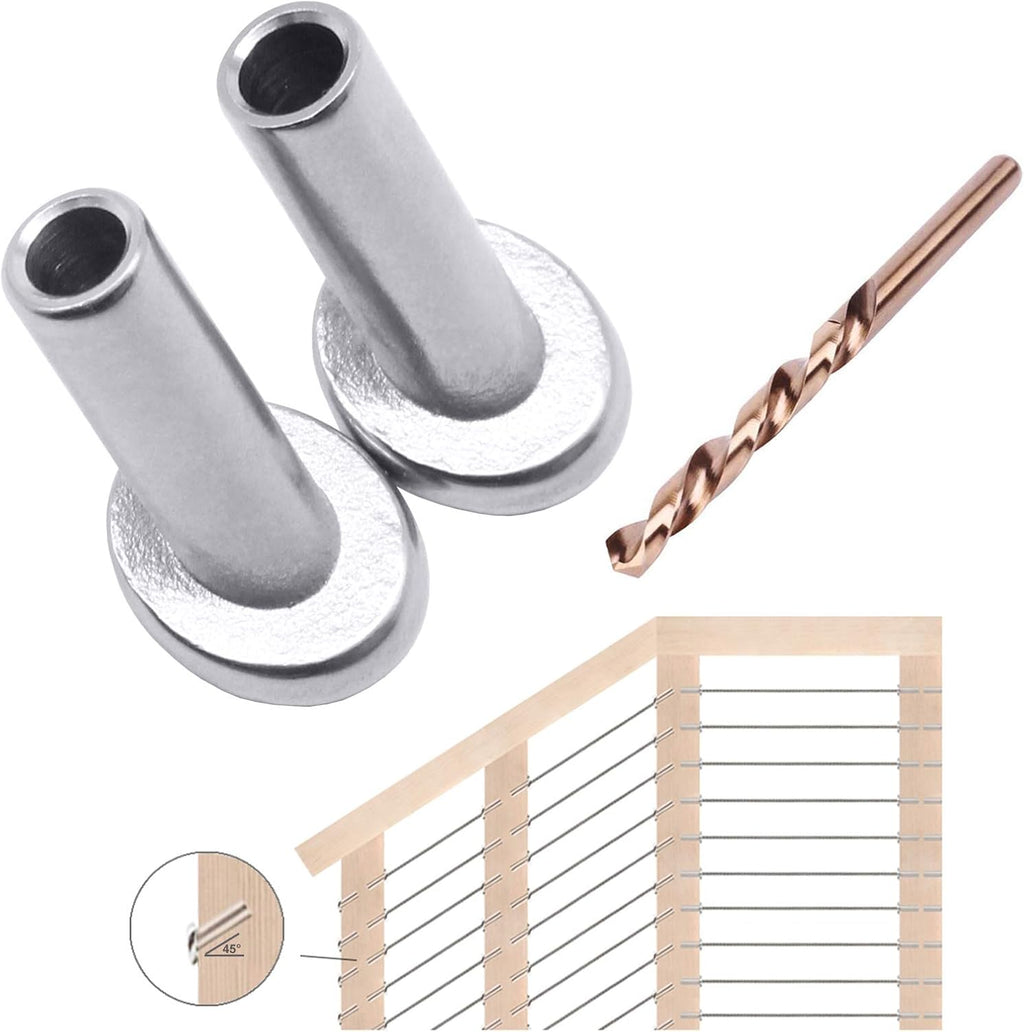 40 Pack 45 Degree T316 Stainless Steel Protector Sleeves T840311