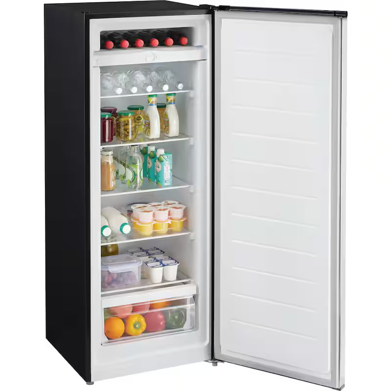 7 cu. ft. Convertible Upright Freezer/Refrigerator in Stainless Steel X2414