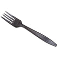 Black Plastic Fork S5447