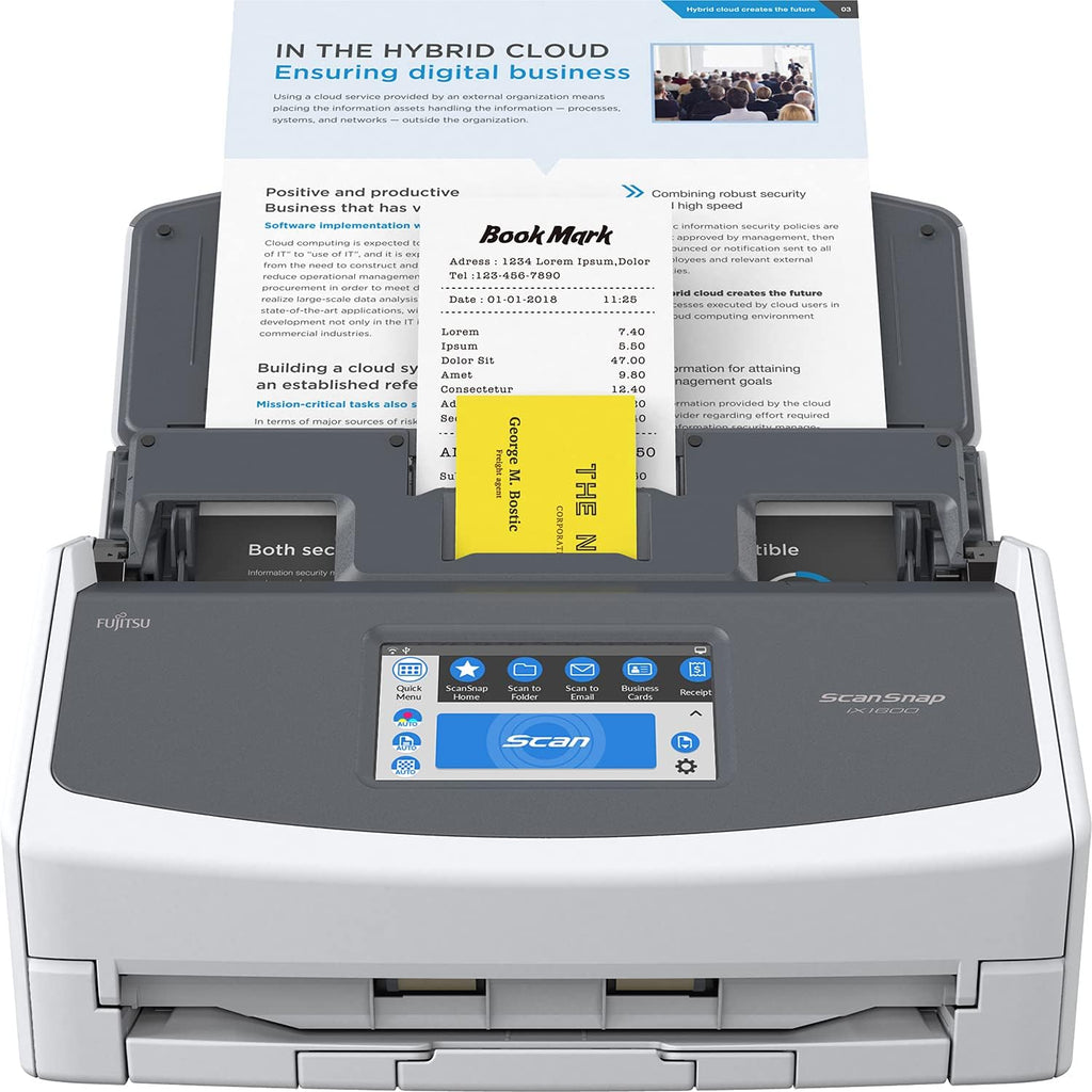 Black Document Scanner A86457