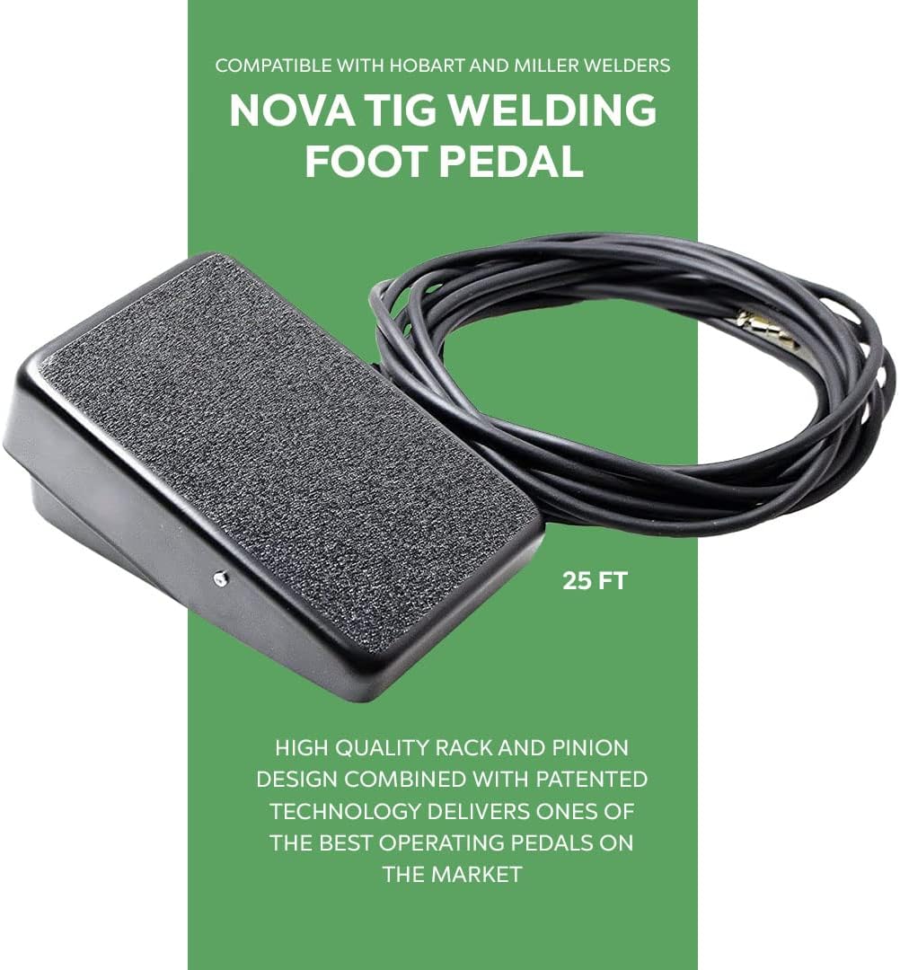 TIG Welding Foot Amp Control Pedal 14-pin Plug 25-ft Cable P76668