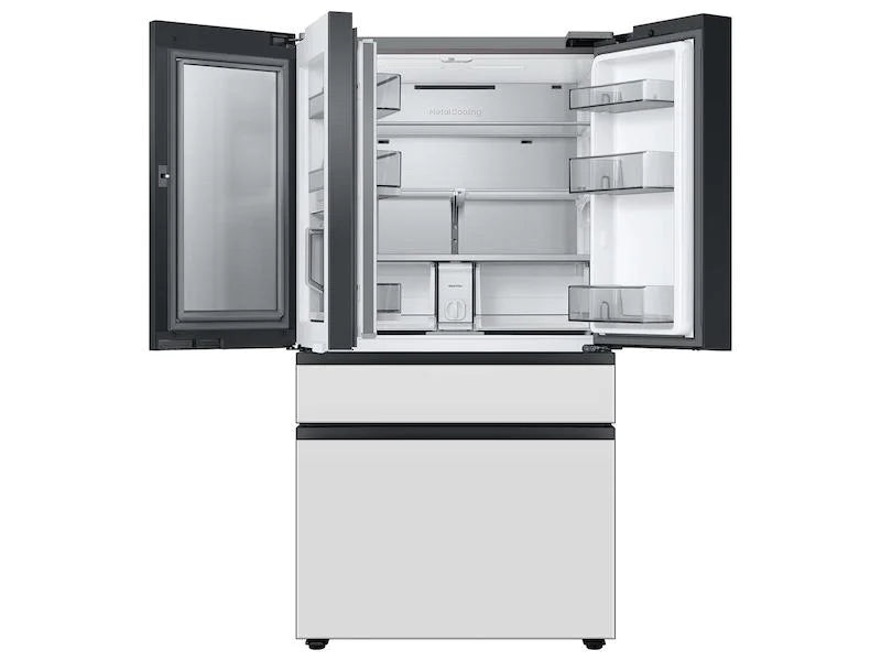 23 Cu. Ft. White Glass Counter Depth 4-Door French Door Refrigerator B11574