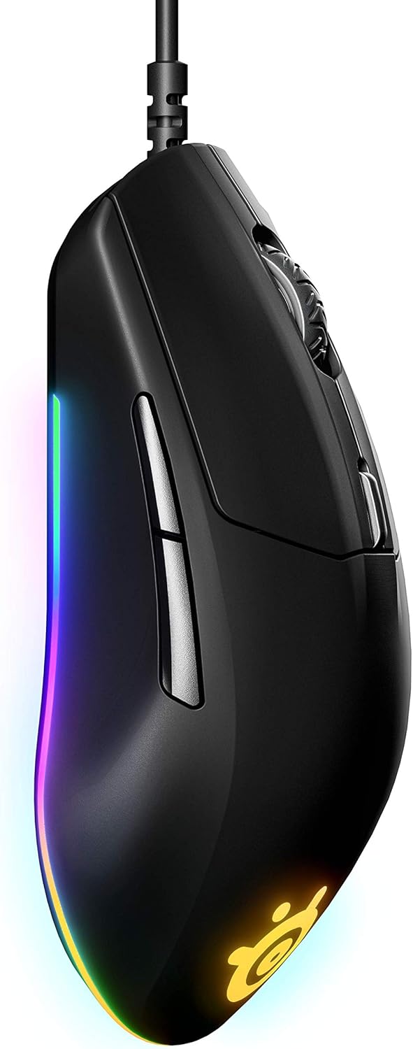 Black Gaming Mouse with 9 Programmable Buttons M19038