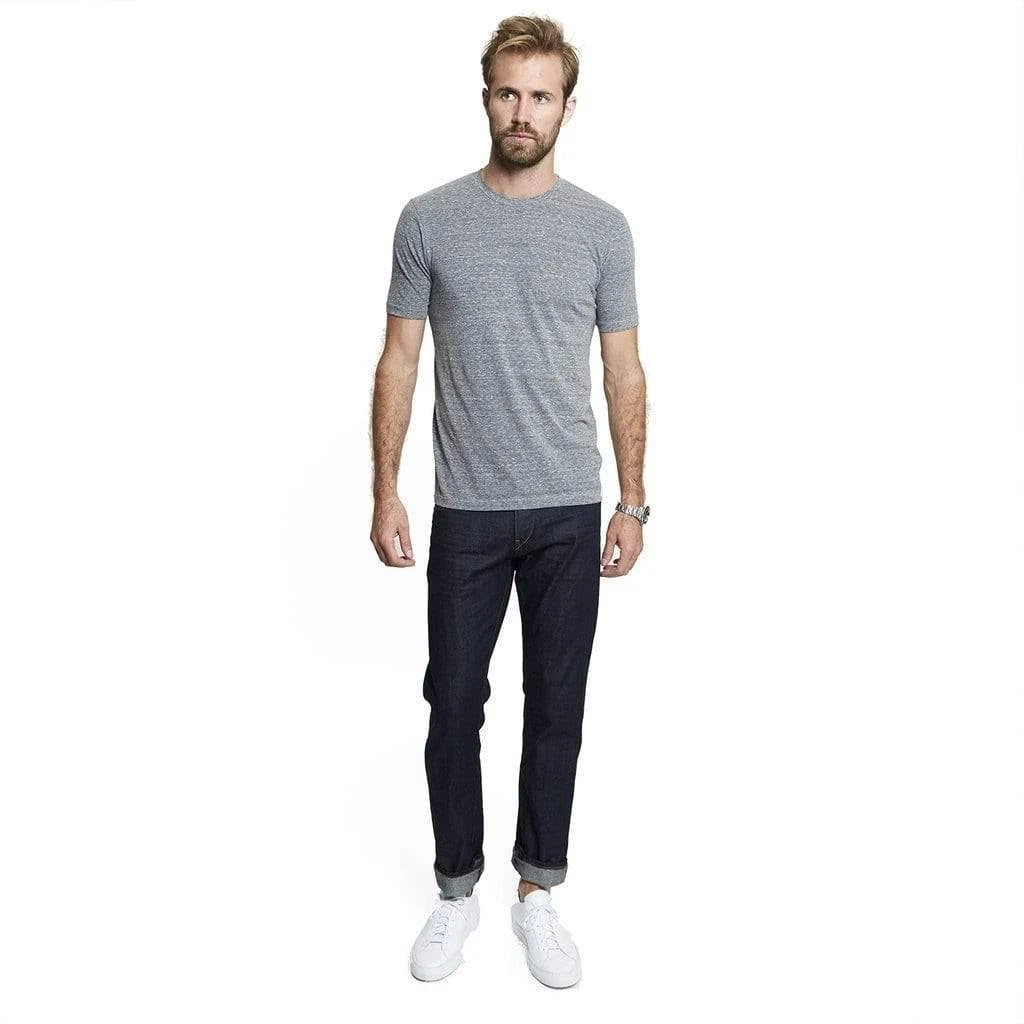 Black XXL Triblend Crew Y152044