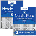 20x25x5 MERV 12 Pleated AC Furnace Air Filters 2 Pack G41887