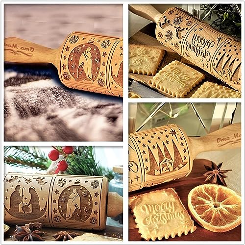 Wooden Engraved Rolling Pin D28273