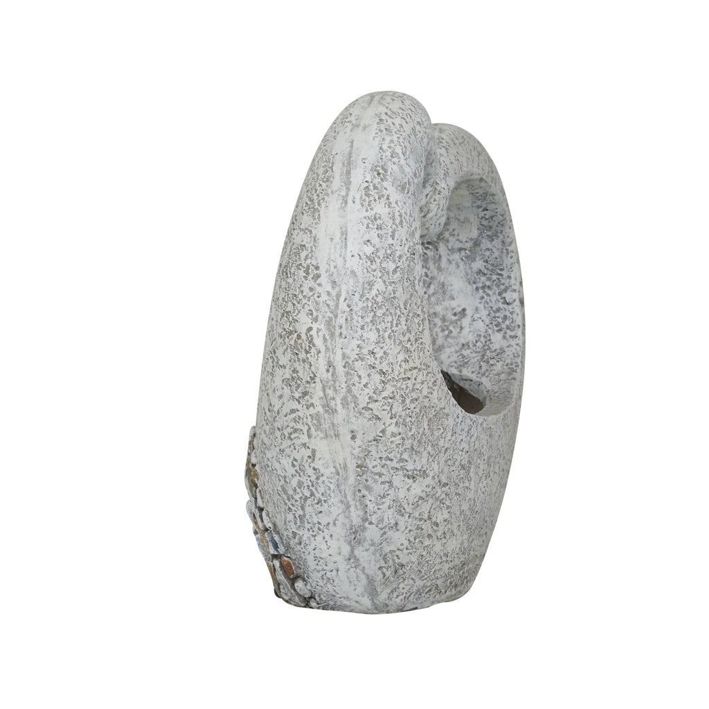 Gray Fiberglass Planter D290