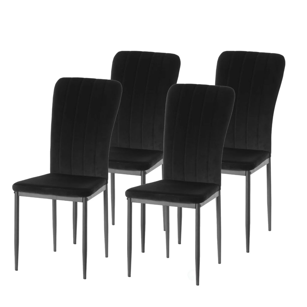 Tufted Velvet Upholstered Dining Chair N271346