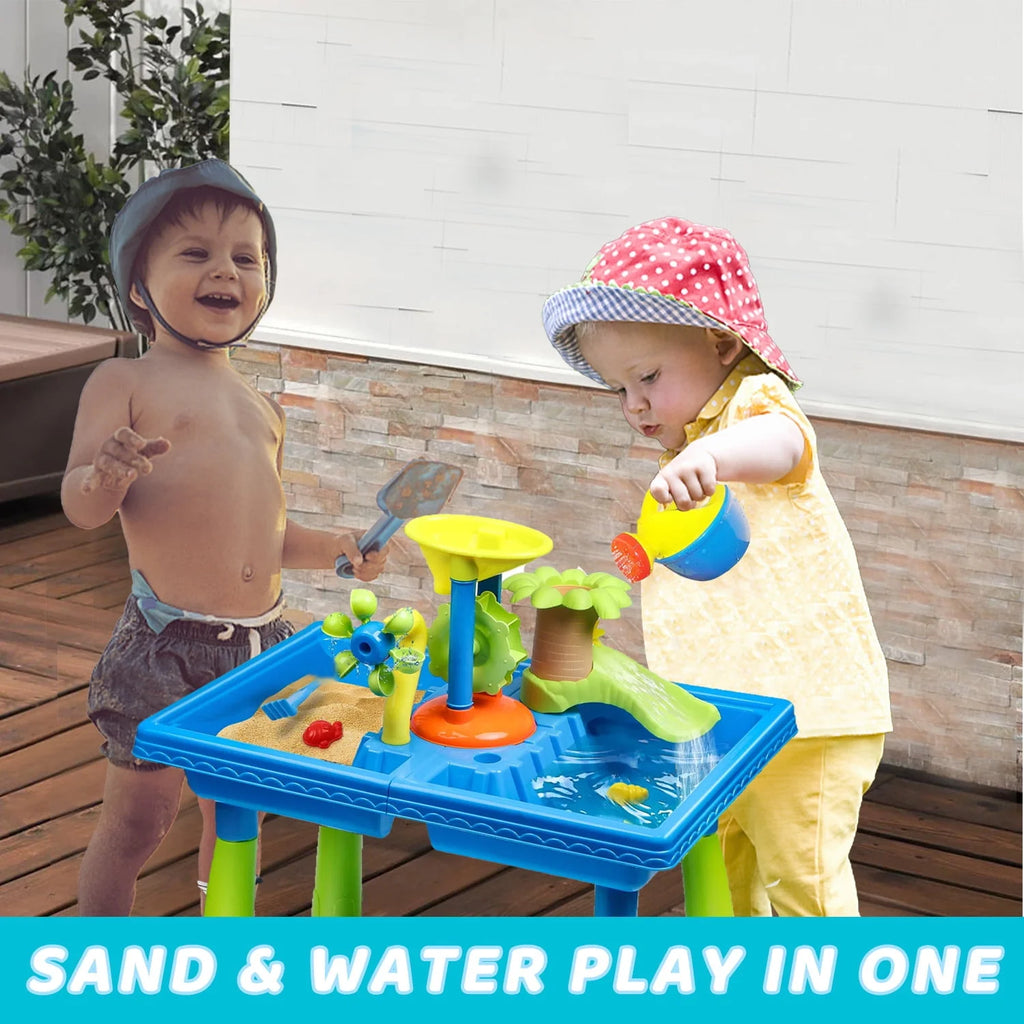 Water Tables for Toddlers Outdoor Sand Toys 38Pcs Set A173