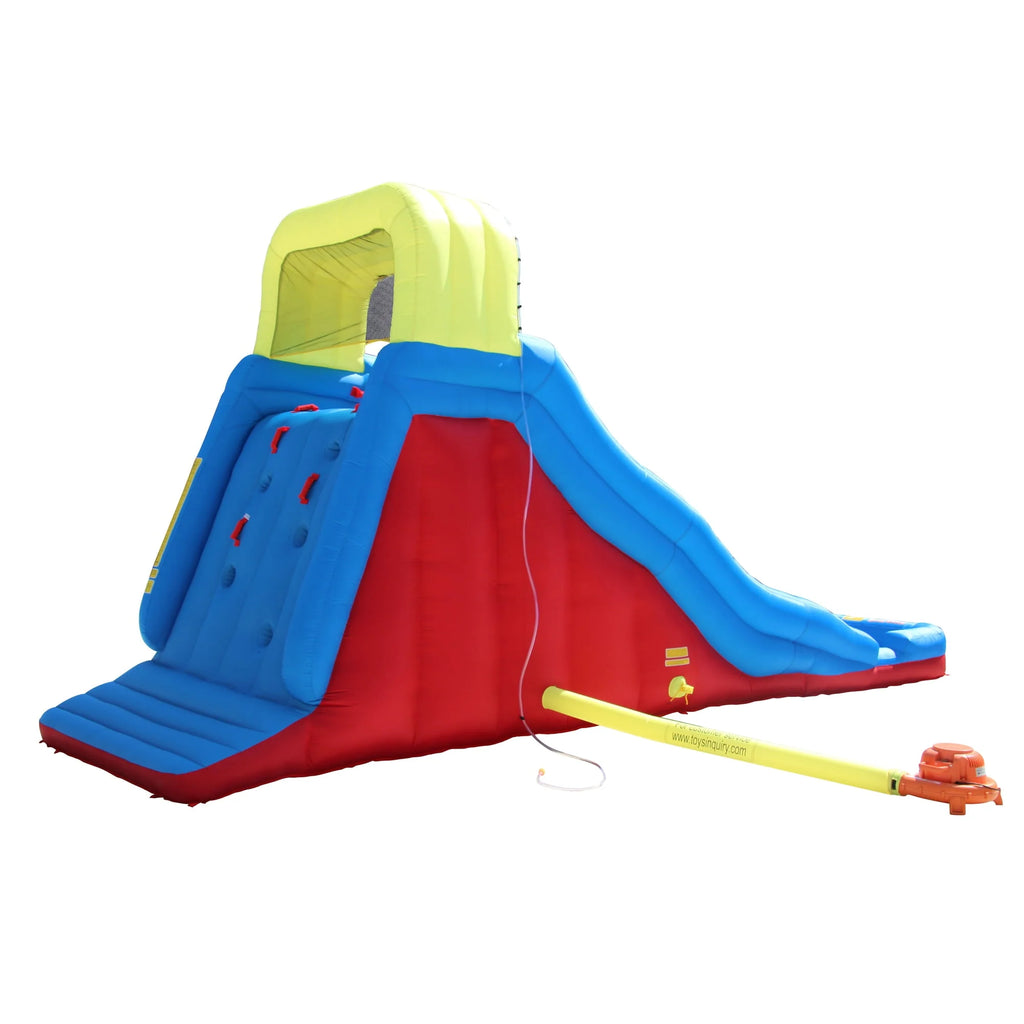 Inflatable Water Racing Slide with Climbing Wall S137