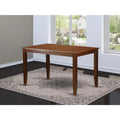 Rectangular Wood Dining Table in Mahogany G7606