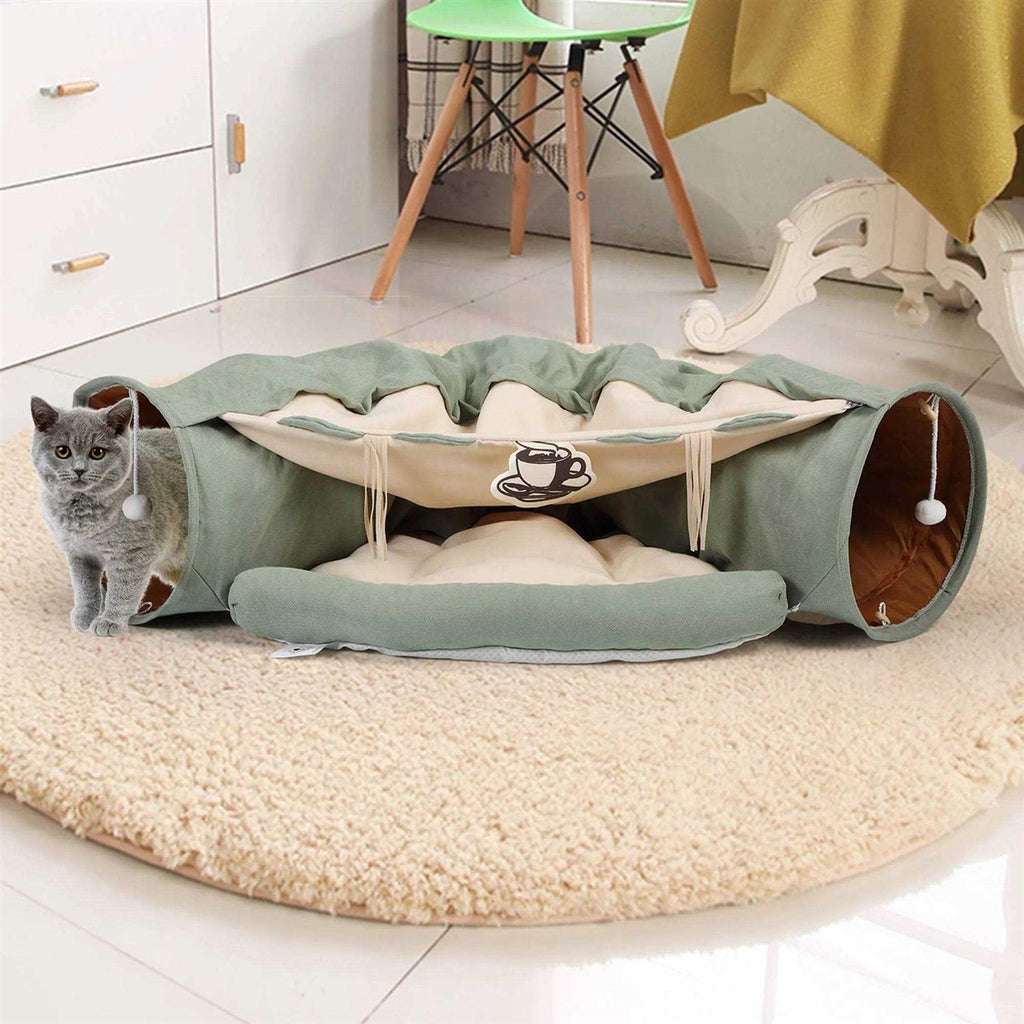 Collapsible Cat Tunnel Bed F132920