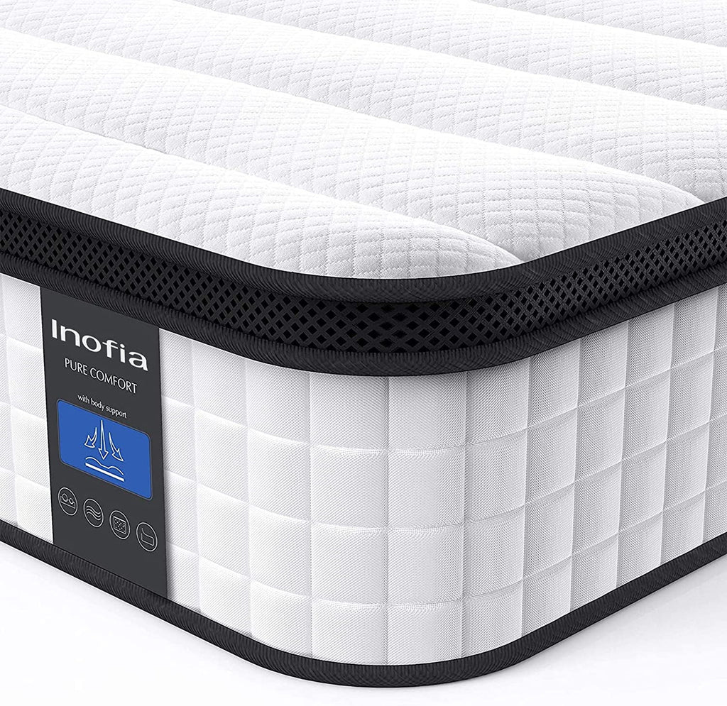 10 inch Hybrid Twin Size Memory Foam Mattress N2708