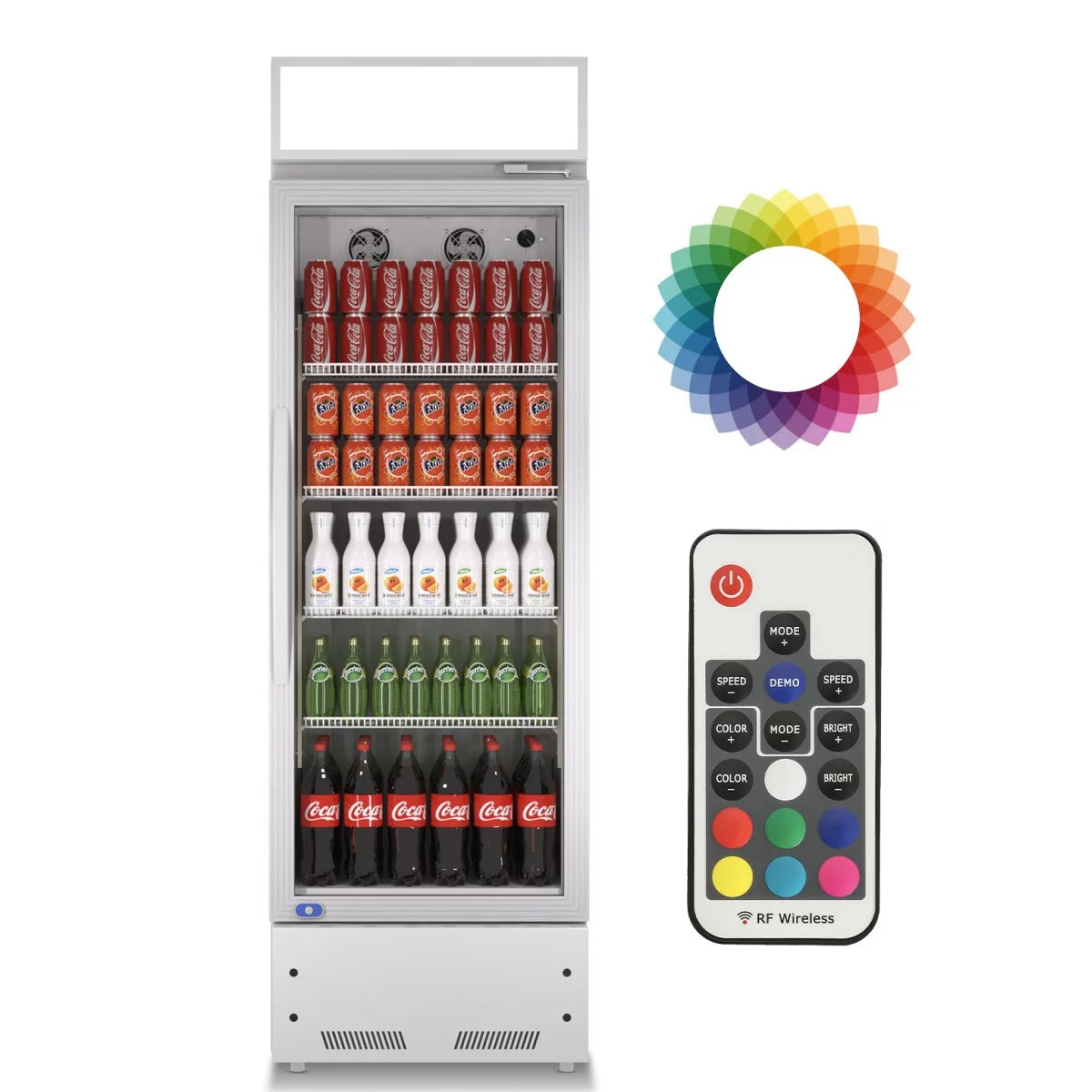 11 Cu.ft Glass Door Display Refrigerator H690