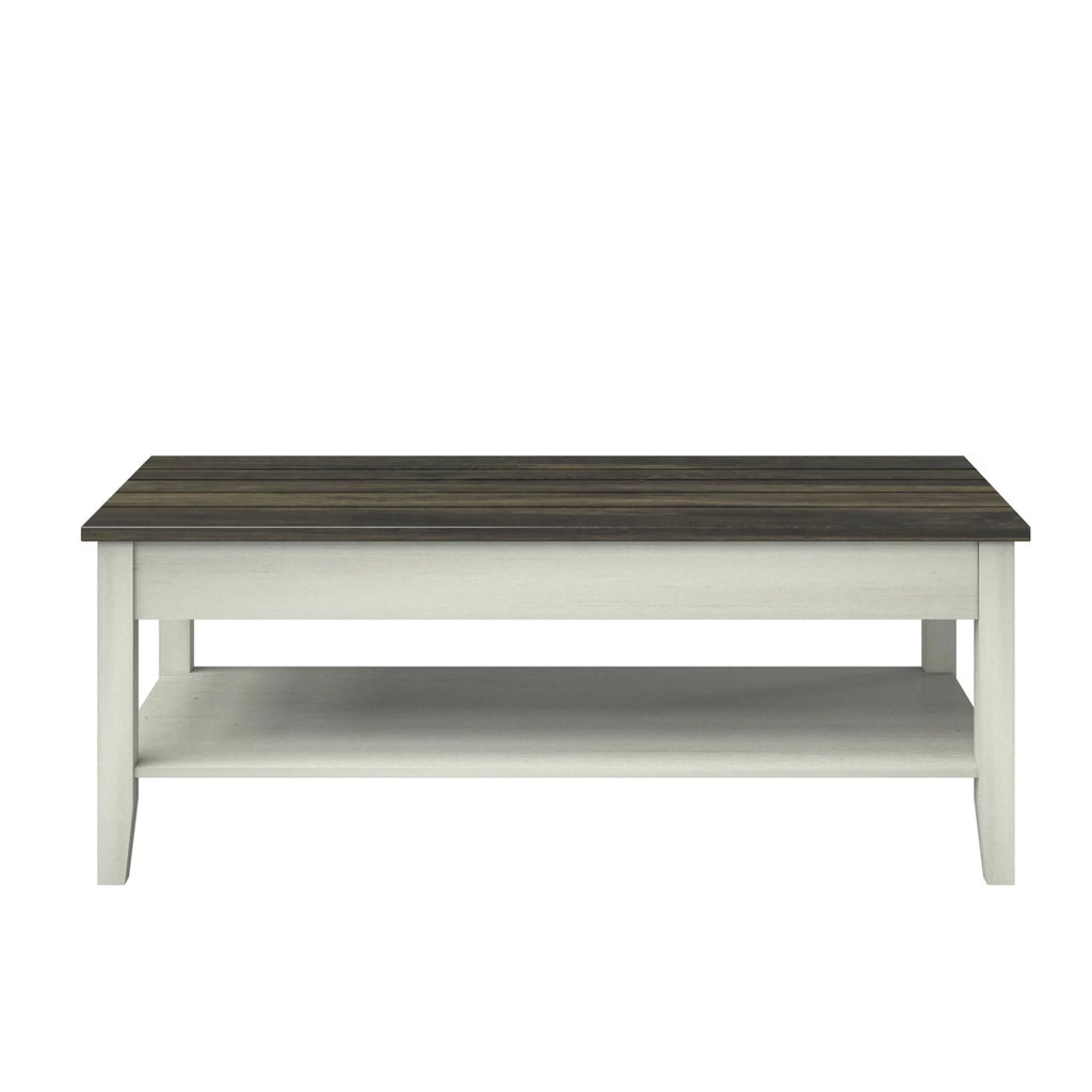 Two Tone Modern Farmhouse Coffee Table C410