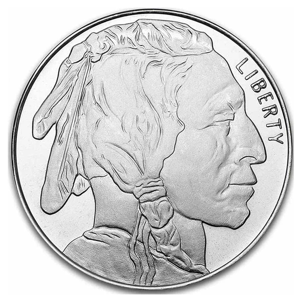 1 oz Silver Round Buffalo H130