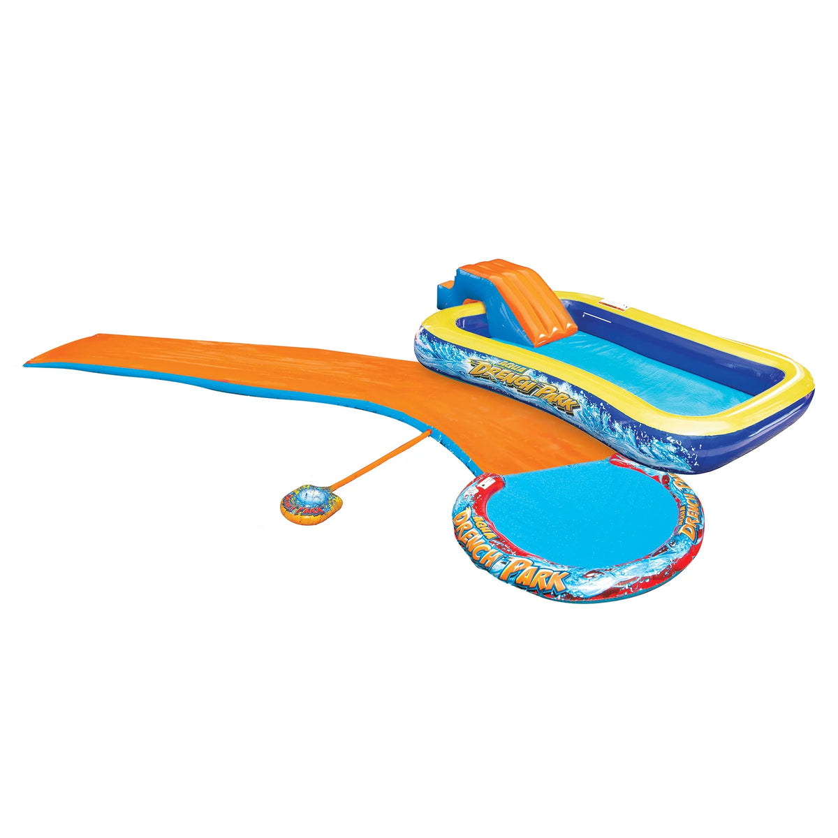 3-in-1 Splash Park with Pool, Sprinkler & Waterslide M441