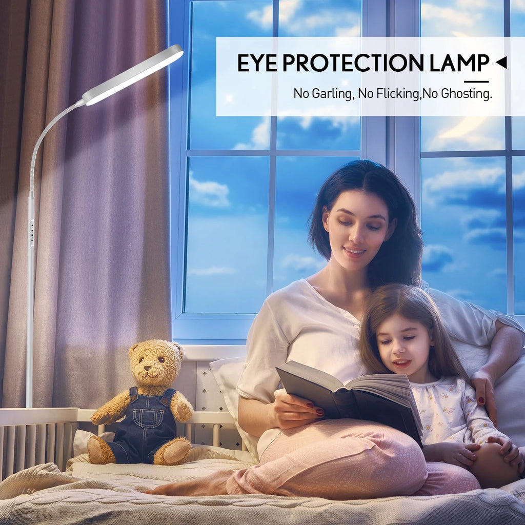 LED Floor Lamp with Remote Touch Control Adjustable Standing Light 4 Color Temperature A71910