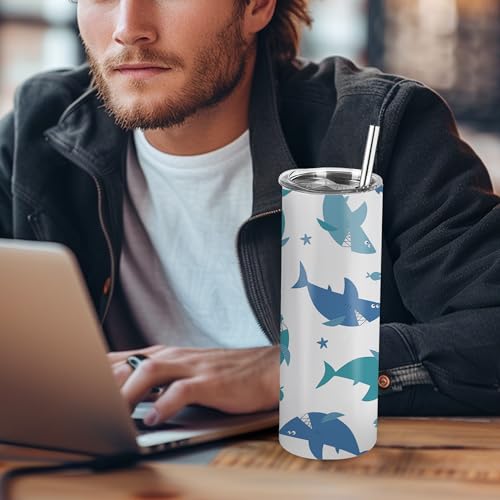 20 oz 10 Pack Stainless Steel Insulated Sublimation Tumblers with Lid and Straw O27081