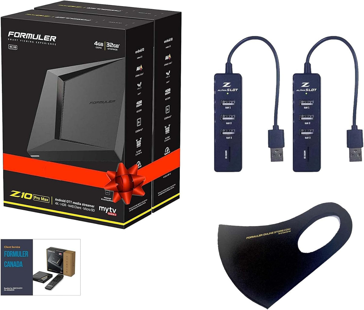 Pack of 2 Units Formuler Z10 pro max I67390