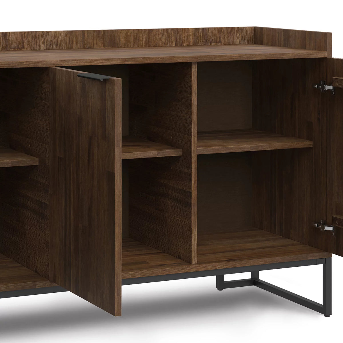 18" Sideboard Buffet in Rustic Natural Aged Brown C371