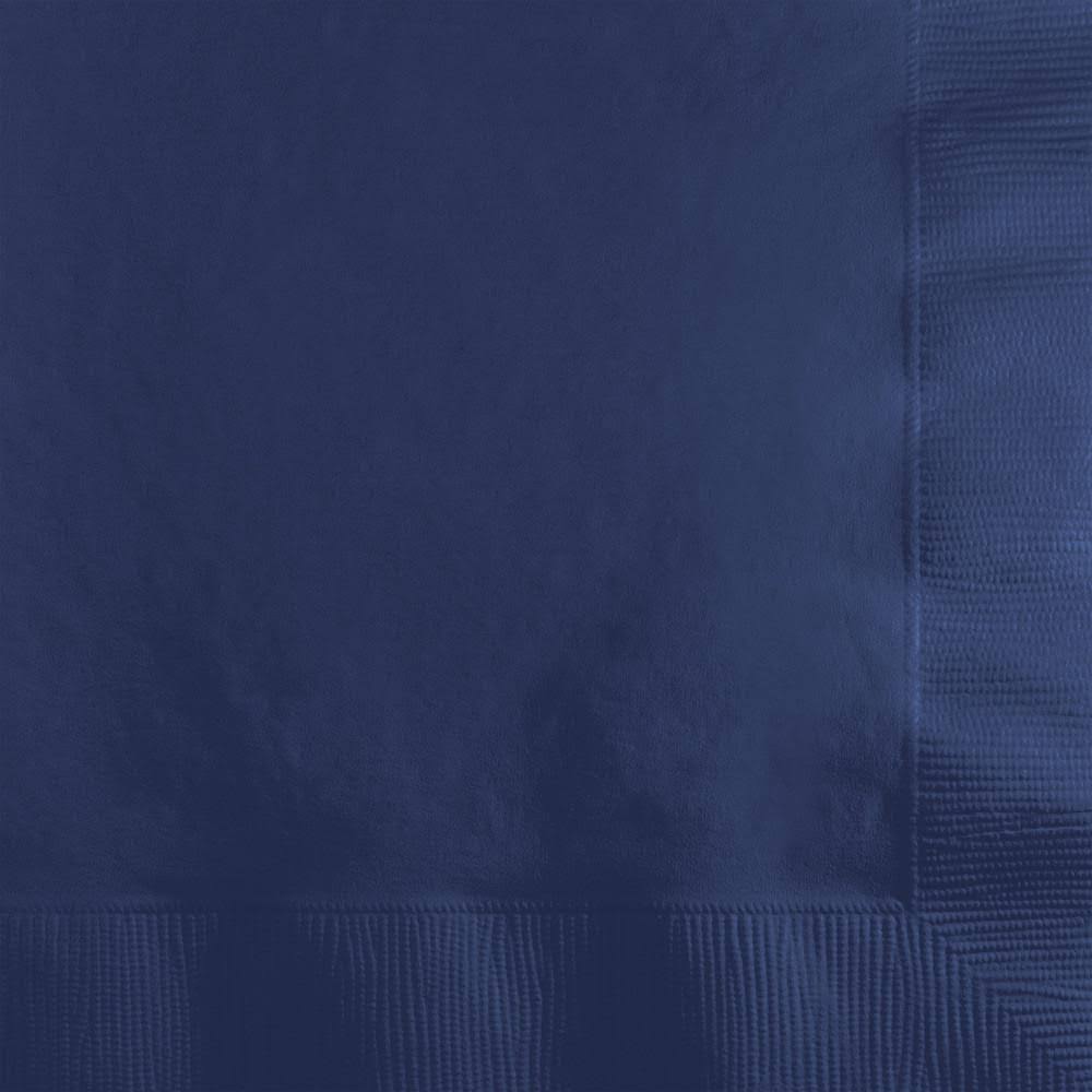 Navy Beverage Napkin, 2 Ply, Case of 1200 T342