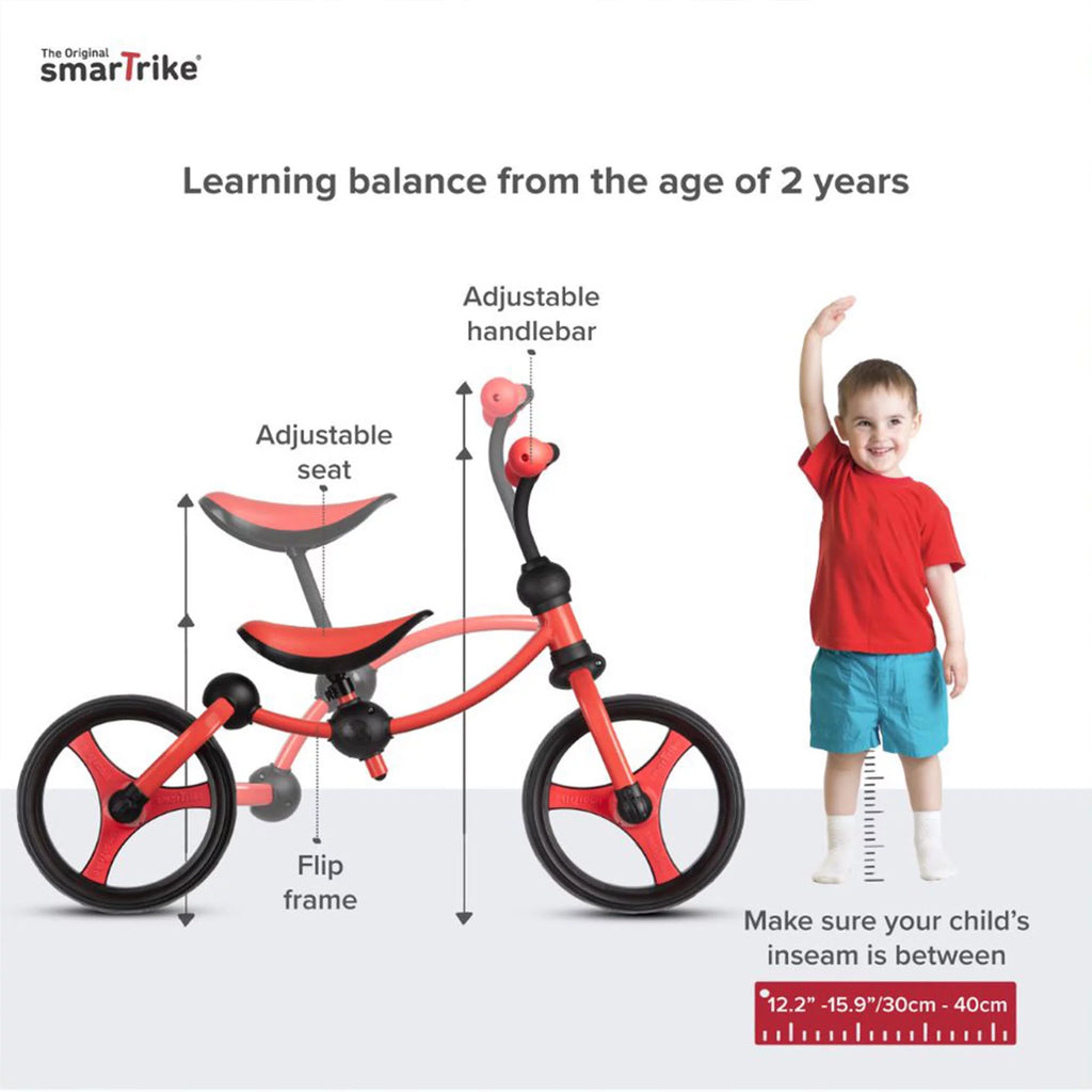 Lightweight Adjustable 2 in 1 Balance Bike, Blue Q425089