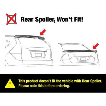 Black 2-Bike Trunk Mount Bicycle Carrier K6299