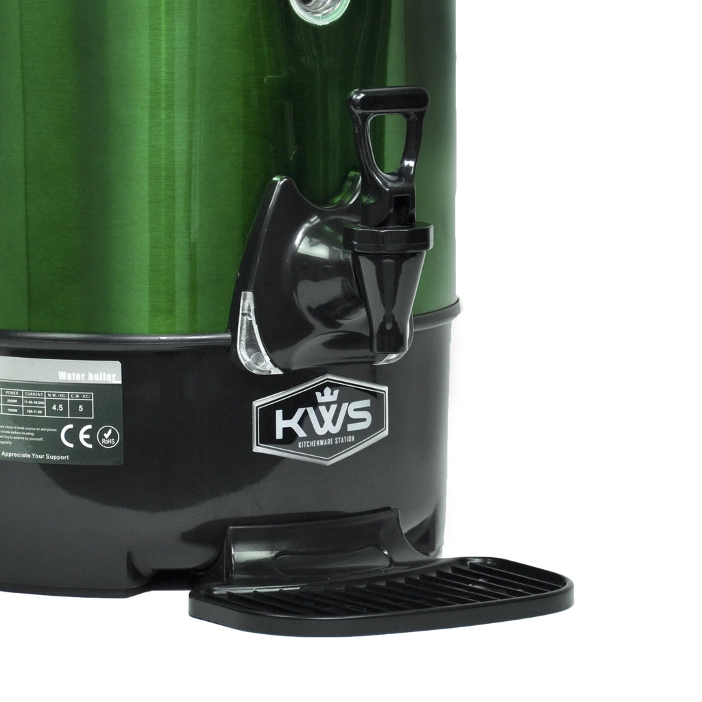 9.7L/41Cups Commercial Heat Insulated Water Boiler and Warmer Stainless Steel Z11863