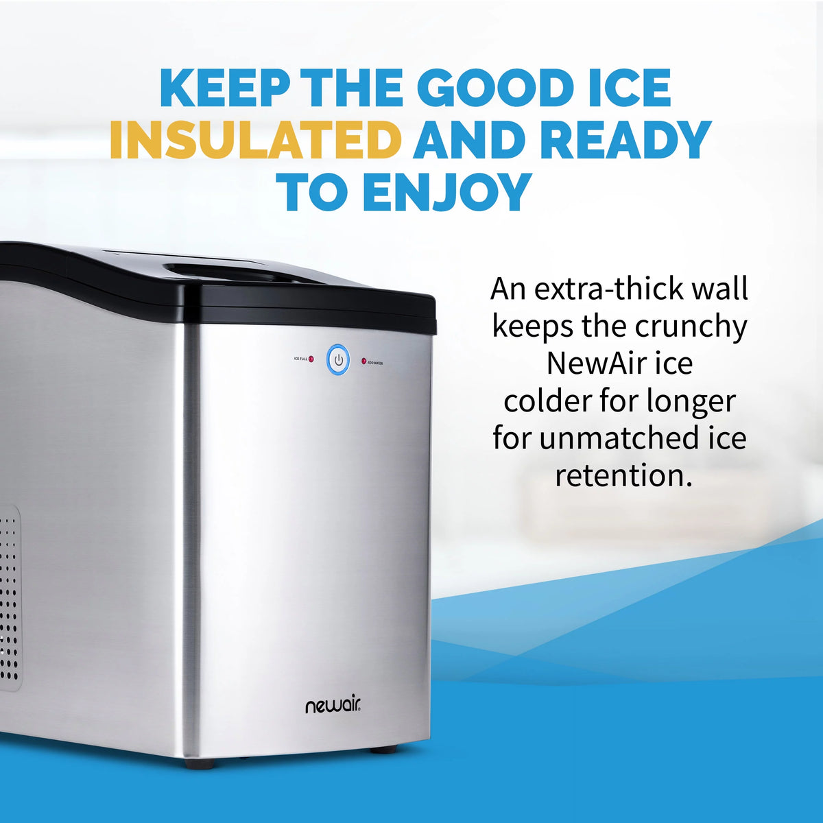 40 lb. Countertop Nugget Ice Maker in Stainless Steel R4175