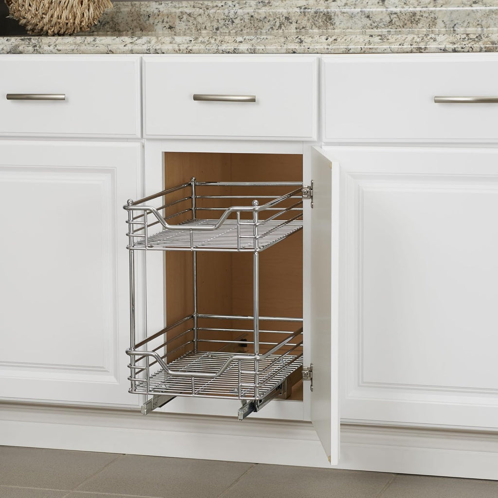 2-Tier Sliding Cabinet Organizer E752993